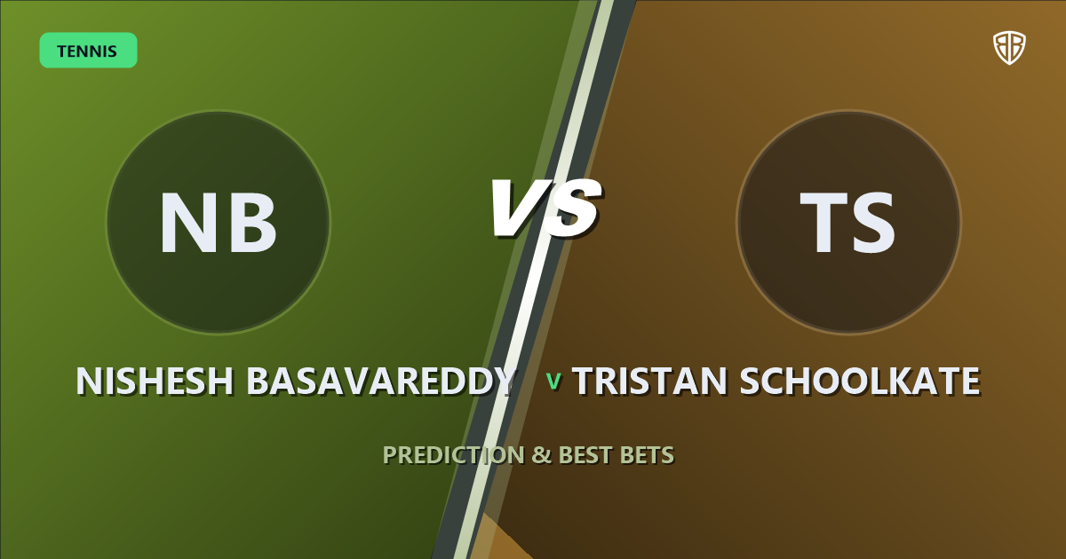 Nishesh Basavareddy vs Tristan Schoolkate Prediction & Picks: Smart Betting Angles