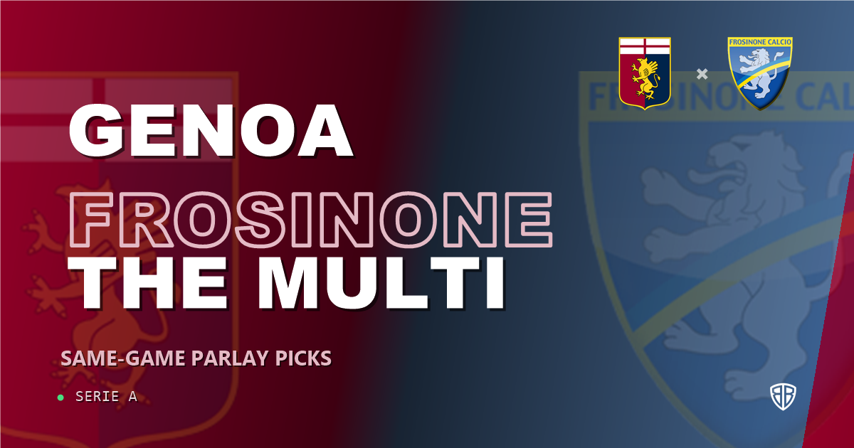 Genoa vs Frosinone Prediction & Same Game Parlay picks Top SGP: Smart Betting Angles