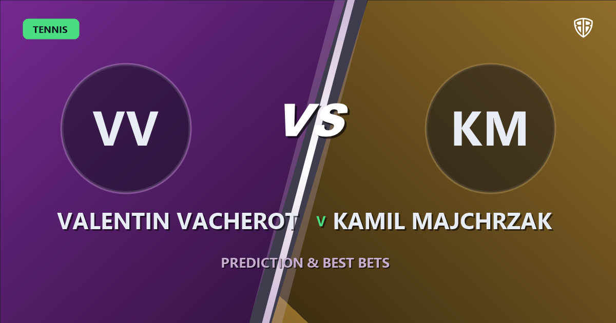 Valentin Vacherot vs Kamil Majchrzak Prediction & Picks: Winning Game Angles