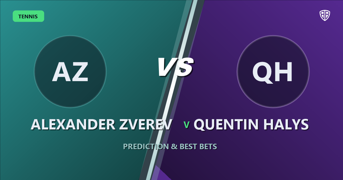 Alexander Zverev vs Quentin Halys Prediction & Picks: High-Value Opportunity