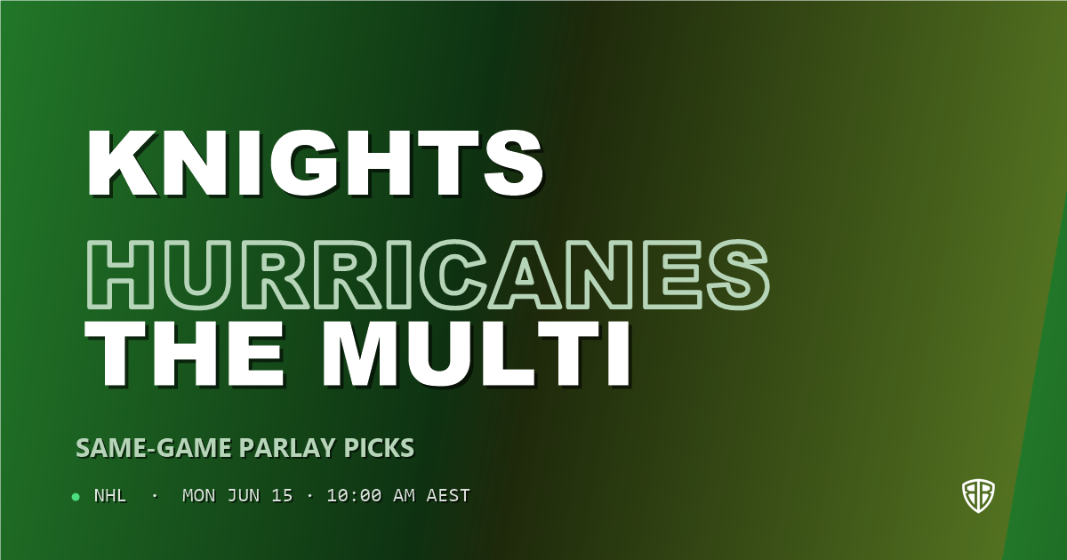 Vegas Golden Knights vs Carolina Hurricanes Prediction & Same Game Parlay picks (Top SGP): Smart Betting Angles