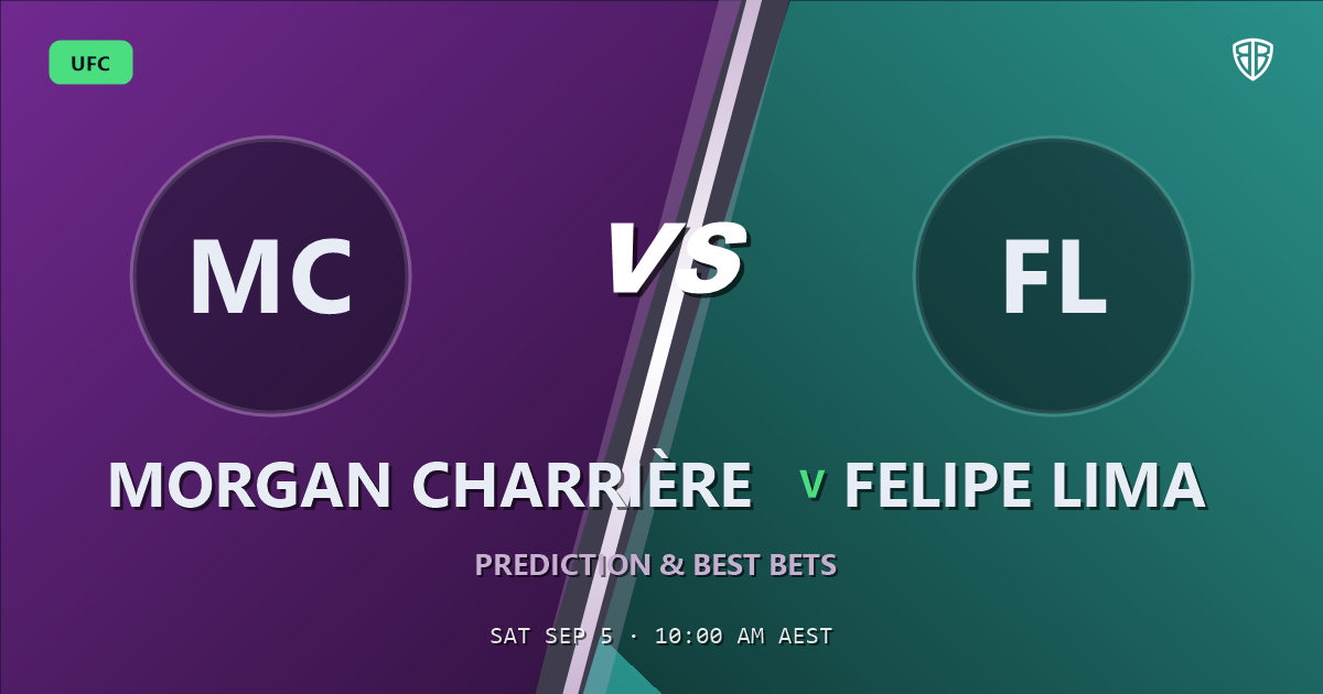 Morgan Charrière vs Felipe Lima Prediction & Picks: Our Expert Analysis