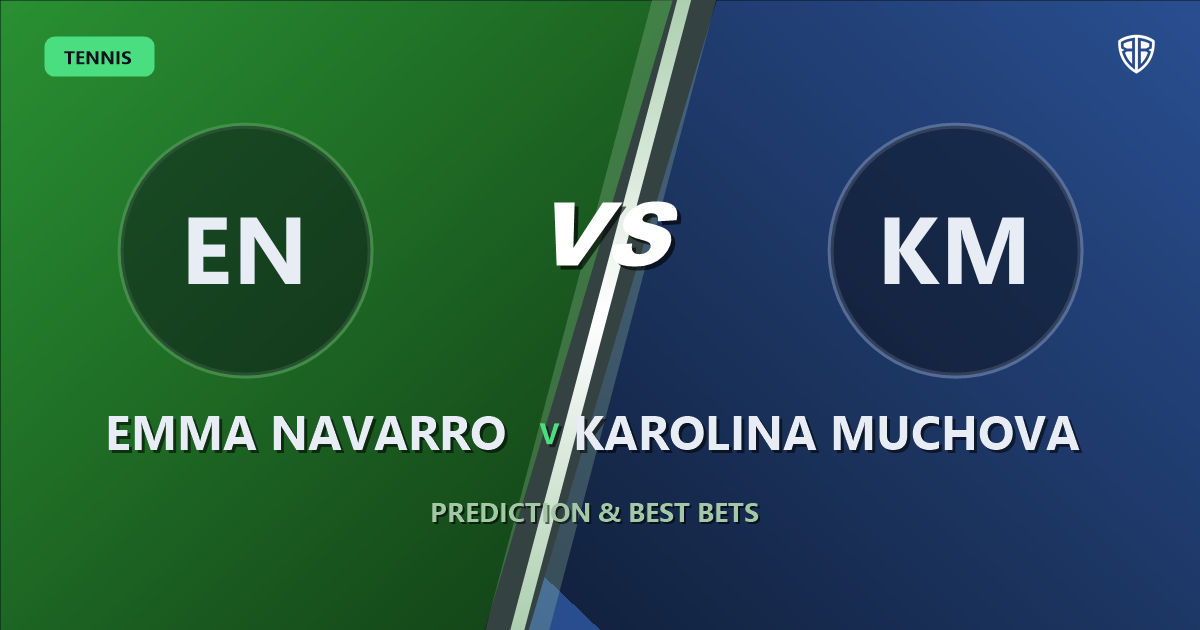 Emma Navarro vs Karolina Muchova Prediction & Picks: Don't Miss These Odds