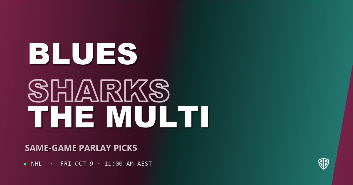 St Louis Blues vs San Jose Sharks Prediction & Same Game Parlay picks (Key Insights): Smart Betting Angles