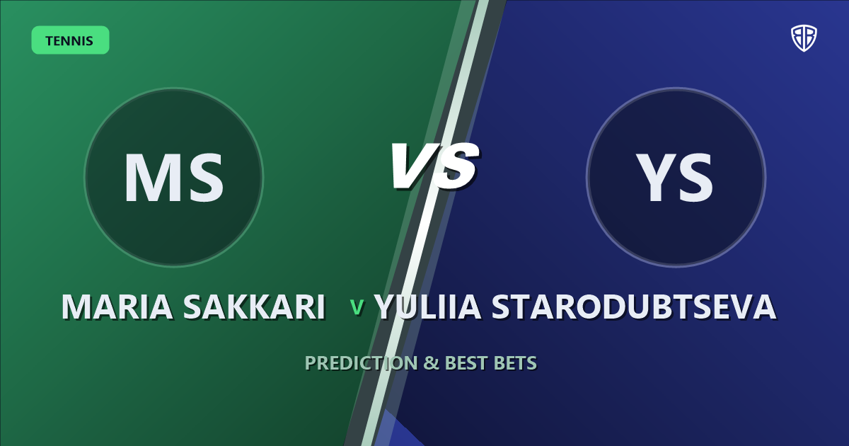 Maria Sakkari vs Yuliia Starodubtseva Prediction & Picks: Winning Game Angles