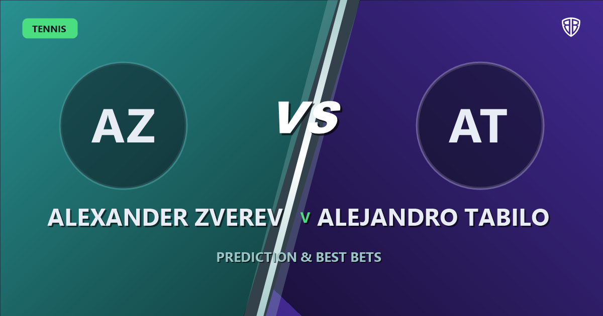 Alexander Zverev vs Alejandro Tabilo Prediction & Picks: Analytics Breakdown