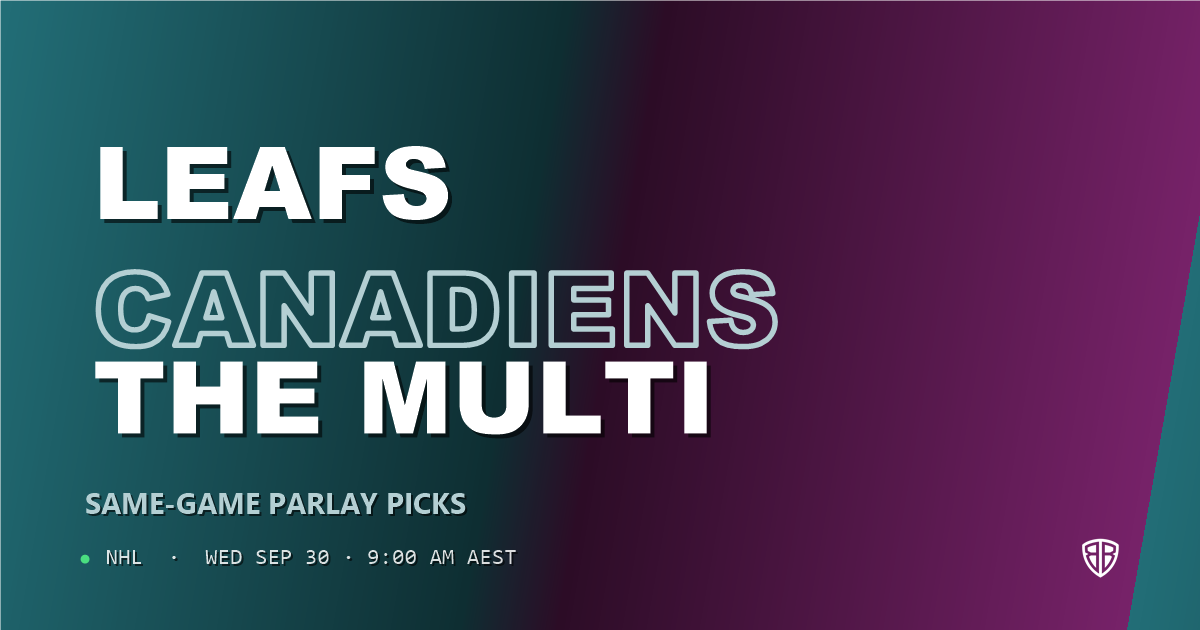 Toronto Maple Leafs vs Montréal Canadiens Prediction & Same Game Parlay picks (Key Insights): Smart Betting Angles