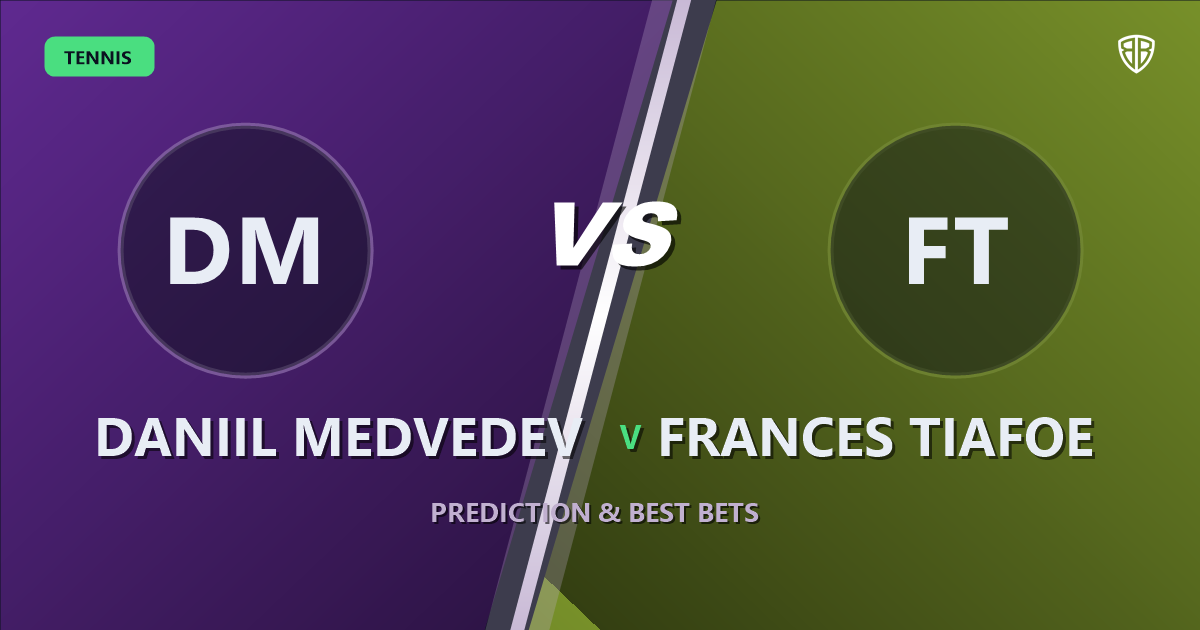 Daniil Medvedev vs Frances Tiafoe Prediction & Picks: Full Match Breakdown & Bets