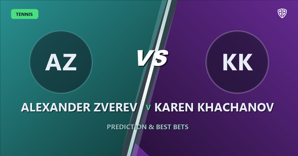Alexander Zverev vs Karen Khachanov Prediction & Picks: Winning Game Angles