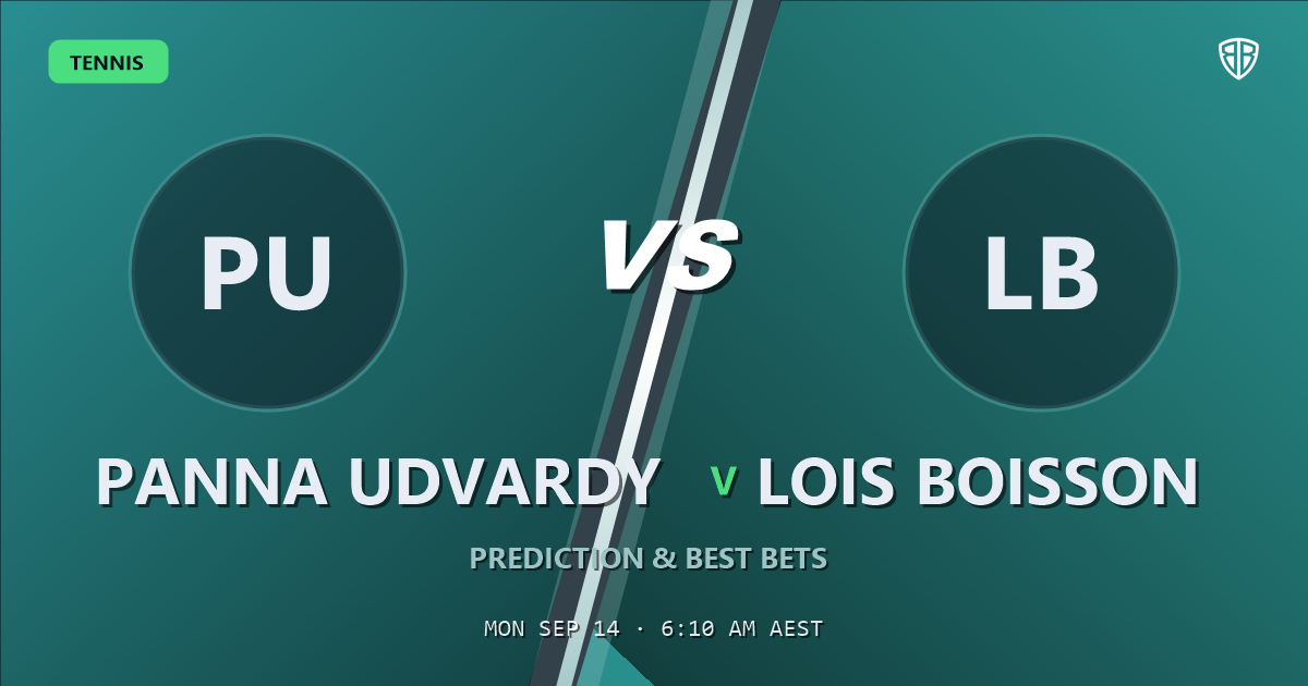 Panna Udvardy vs Lois Boisson Prediction & Picks: Odds Analysis & Top Props