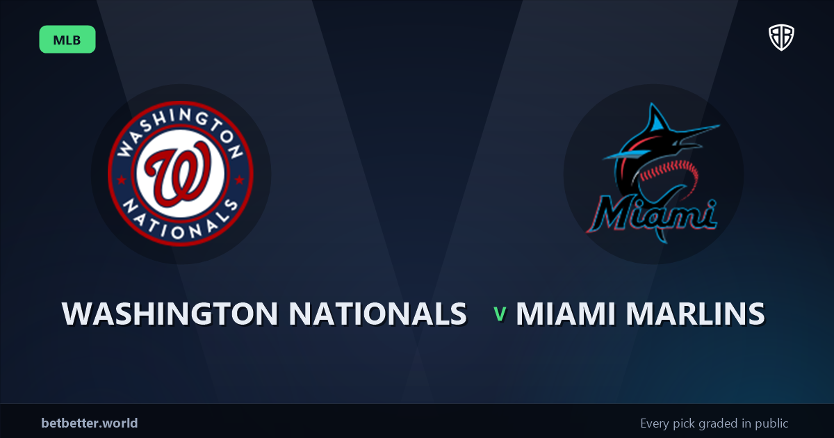 Washington Nationals vs Miami Marlins Prediction & Same Game Parlay picks Value Parlay: Smart Baseball Betting Angles