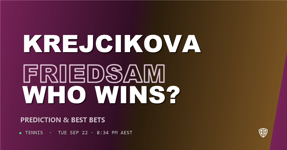 Barbora Krejcikova vs Anna-Lena Friedsam Prediction & Picks: Analytics Breakdown