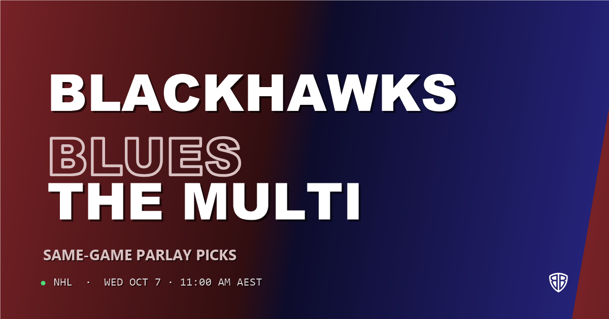 Chicago Blackhawks vs St Louis Blues Prediction & Same Game Parlay picks (Key Insights): Our Expert Analysis