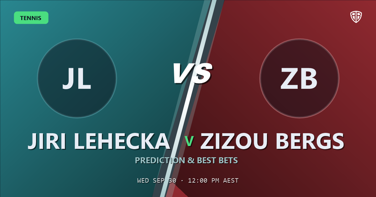 Jiri Lehecka vs Zizou Bergs Prediction & Picks: High-Value Opportunity