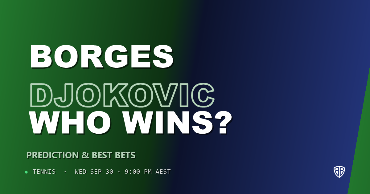 Nuno Borges vs Novak Djokovic Prediction & Picks: Analytics Breakdown