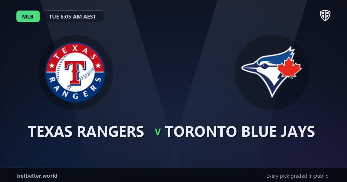 Texas Rangers vs Toronto Blue Jays Prediction & Picks: Odds Analysis & Top Props