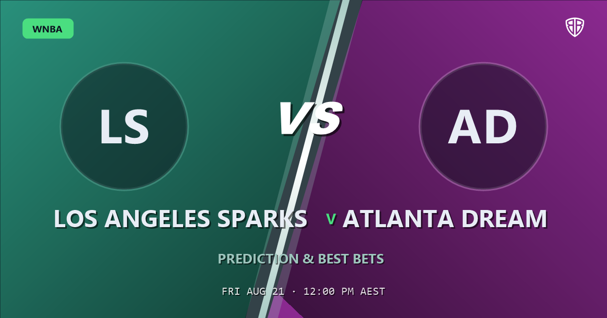 Los Angeles Sparks vs Atlanta Dream Prediction & Picks (Dearica Hamby Key Factor): Smart Betting Angles