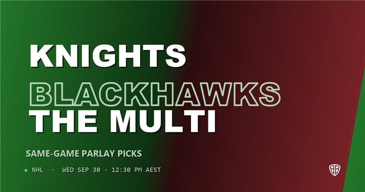 Vegas Golden Knights vs Chicago Blackhawks Prediction & Same Game Parlay picks (Top SGP): Smart Betting Angles
