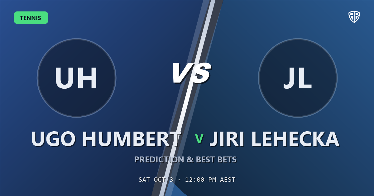 Ugo Humbert vs Jiri Lehecka Prediction & Picks: High-Value Opportunity