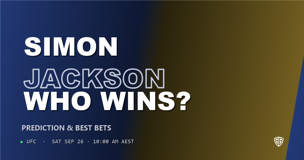 Ricky Simon vs Montel Jackson Prediction & Picks: Analytics Breakdown
