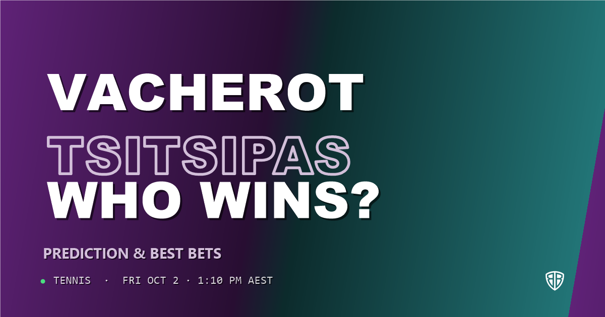 Valentin Vacherot vs Stefanos Tsitsipas Prediction & Picks: Analytics Breakdown
