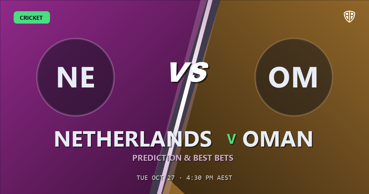 Netherlands vs Oman Prediction & Picks, October 27, 2026