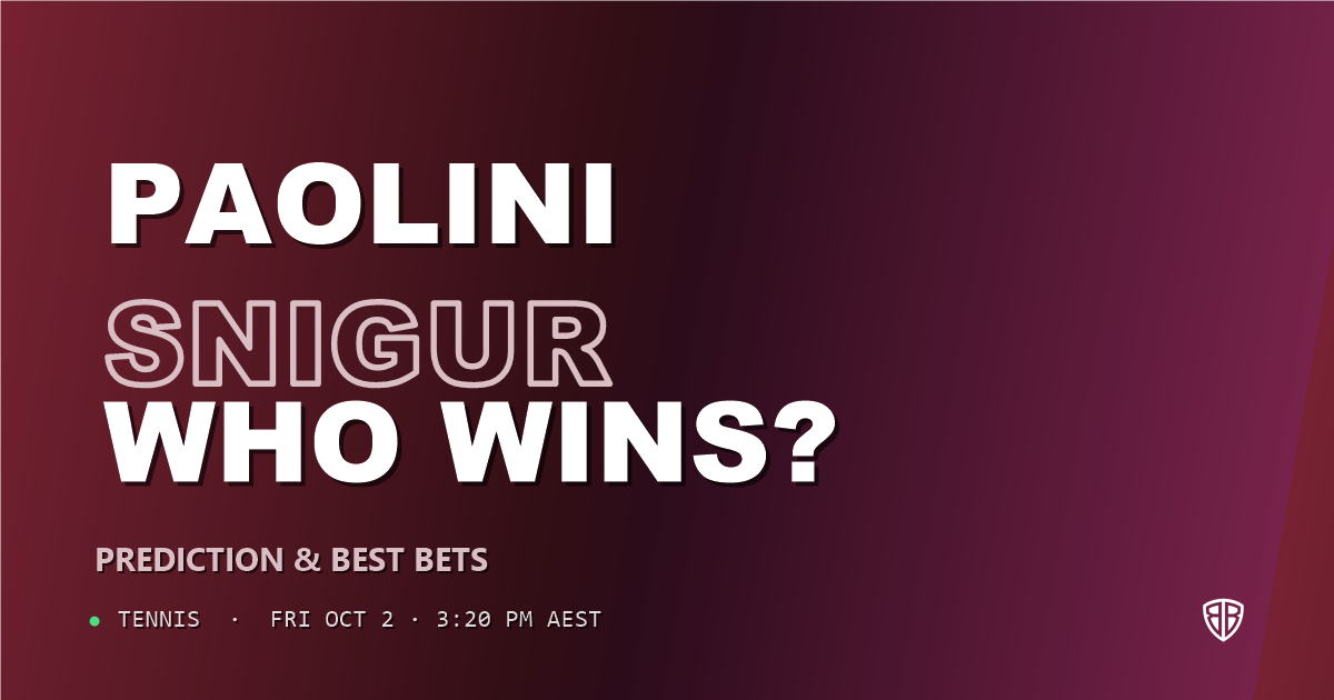 Jasmine Paolini vs Daria Snigur Prediction & Picks: Odds Analysis & Top Props