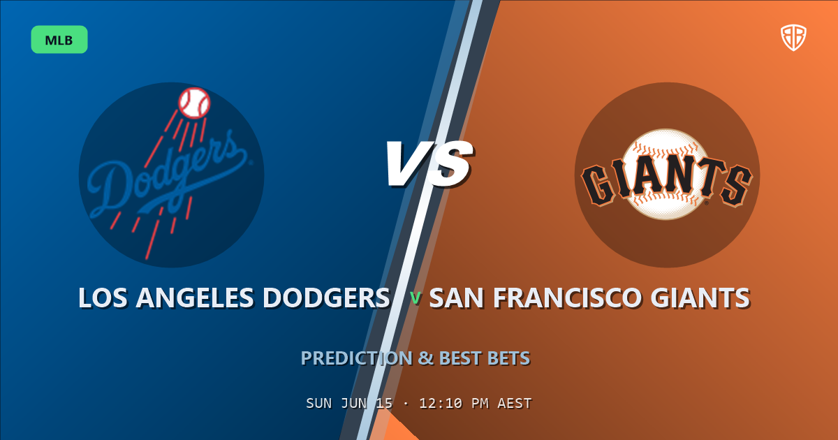 Los Angeles Dodgers vs San Francisco Giants Prediction & Picks: Odds Analysis & Top Props