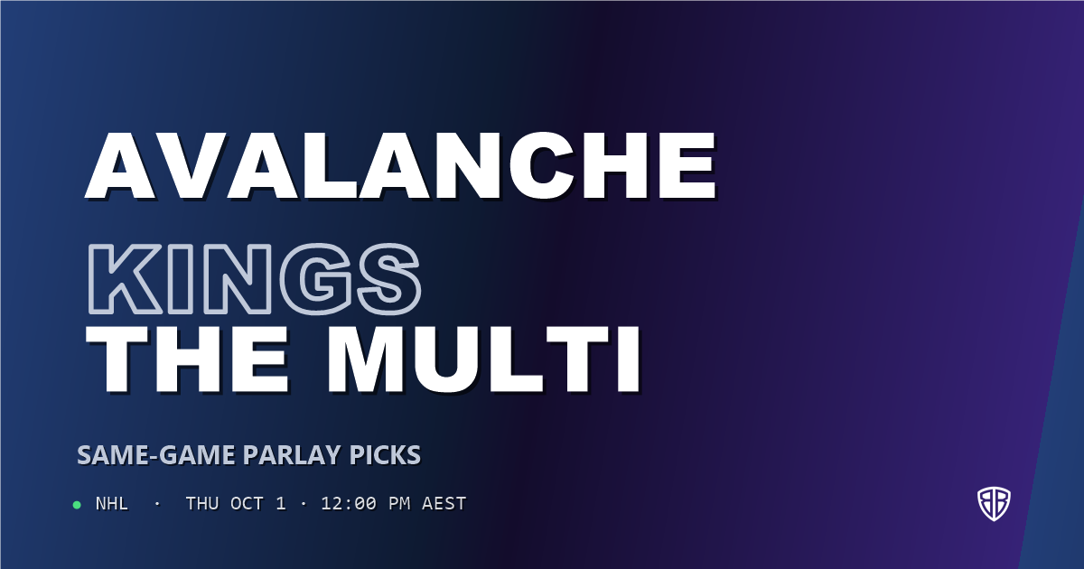 Colorado Avalanche vs Los Angeles Kings Prediction & Same Game Parlay picks (Top SGP): Analytics Breakdown