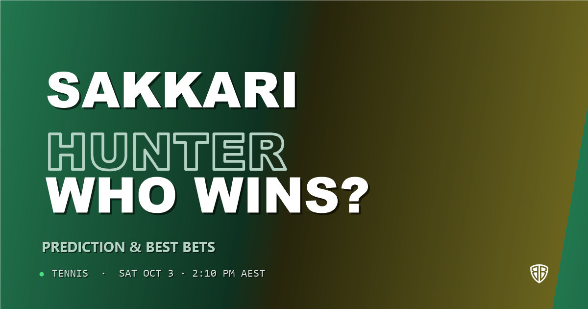 Maria Sakkari vs Storm Hunter Prediction & Picks: Our Expert Analysis
