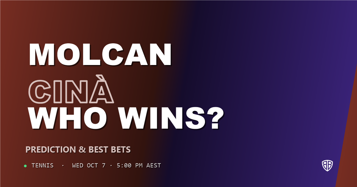 Alex Molcan vs Federico Cinà Prediction & Picks, October 7, 2026
