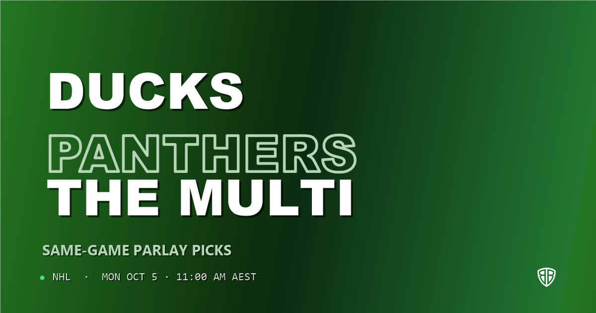 Anaheim Ducks vs Florida Panthers Prediction & Same Game Parlay picks (Key Insights): Smart Betting Angles