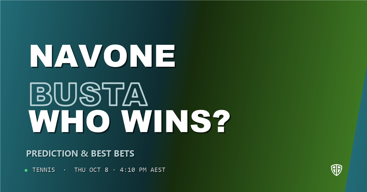 Mariano Navone vs Pablo Carreno Busta Prediction & Picks, October 8, 2026