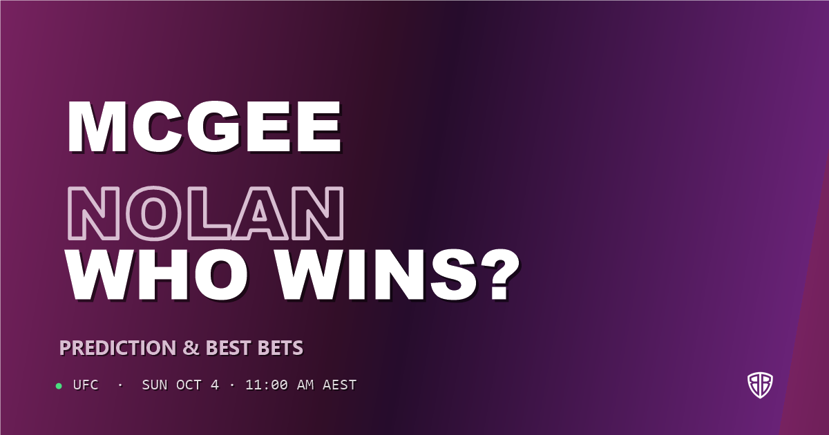 Court McGee vs Eric Nolan Prediction & Picks: Smart Betting Angles