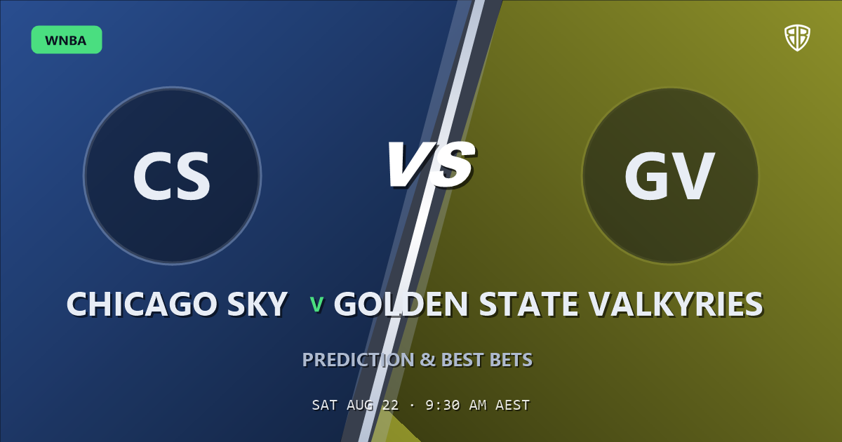 Chicago Sky vs Golden State Valkyries Prediction & Picks (Natasha Cloud Key Factor): Analytics Breakdown