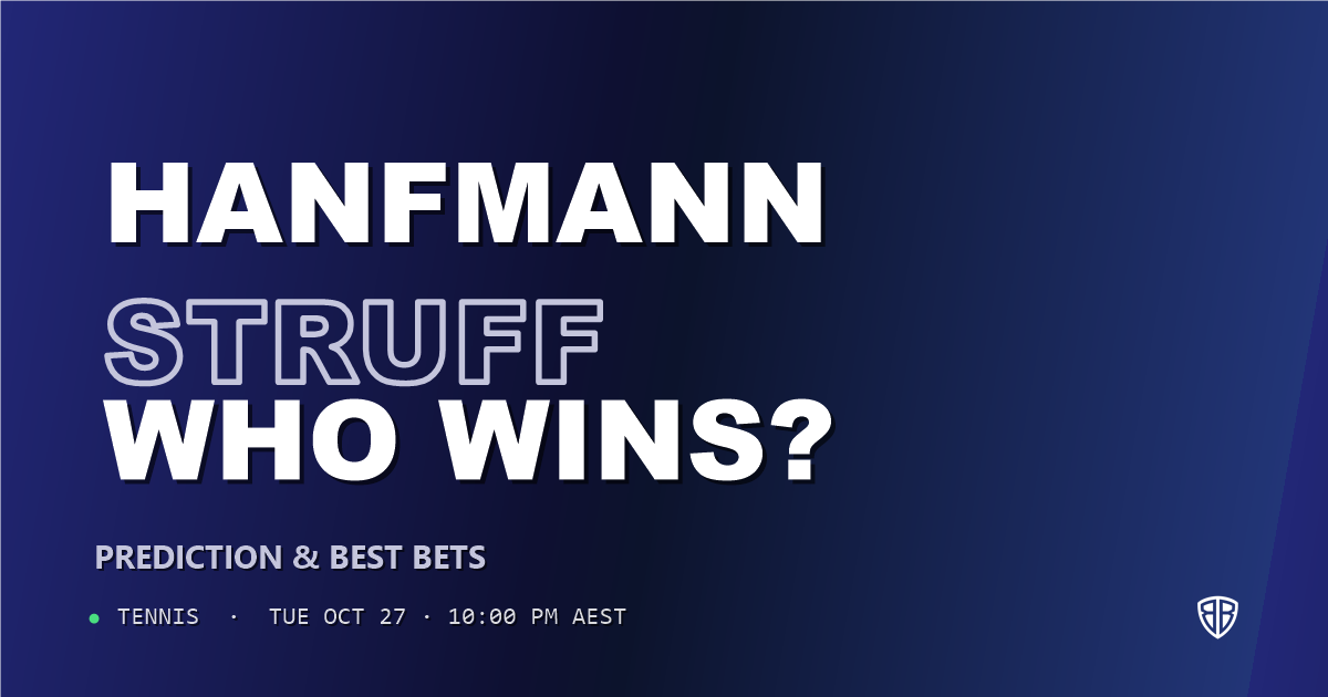 Yannick Hanfmann vs Jan-Lennard Struff Prediction & Picks, October 27, 2026