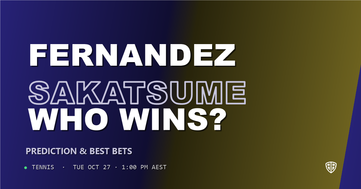 Leylah Fernandez vs Himeno Sakatsume Prediction & Picks, October 27, 2026