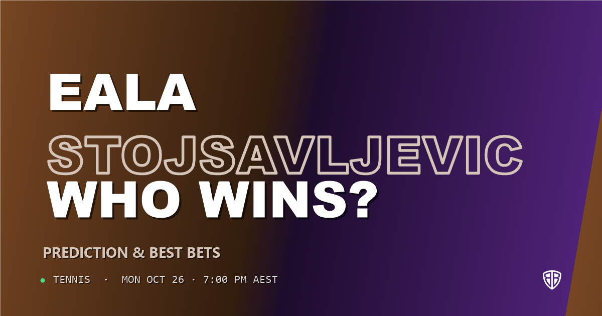 Alexandra Eala vs Mika Stojsavljevic Prediction & Picks, October 26, 2026
