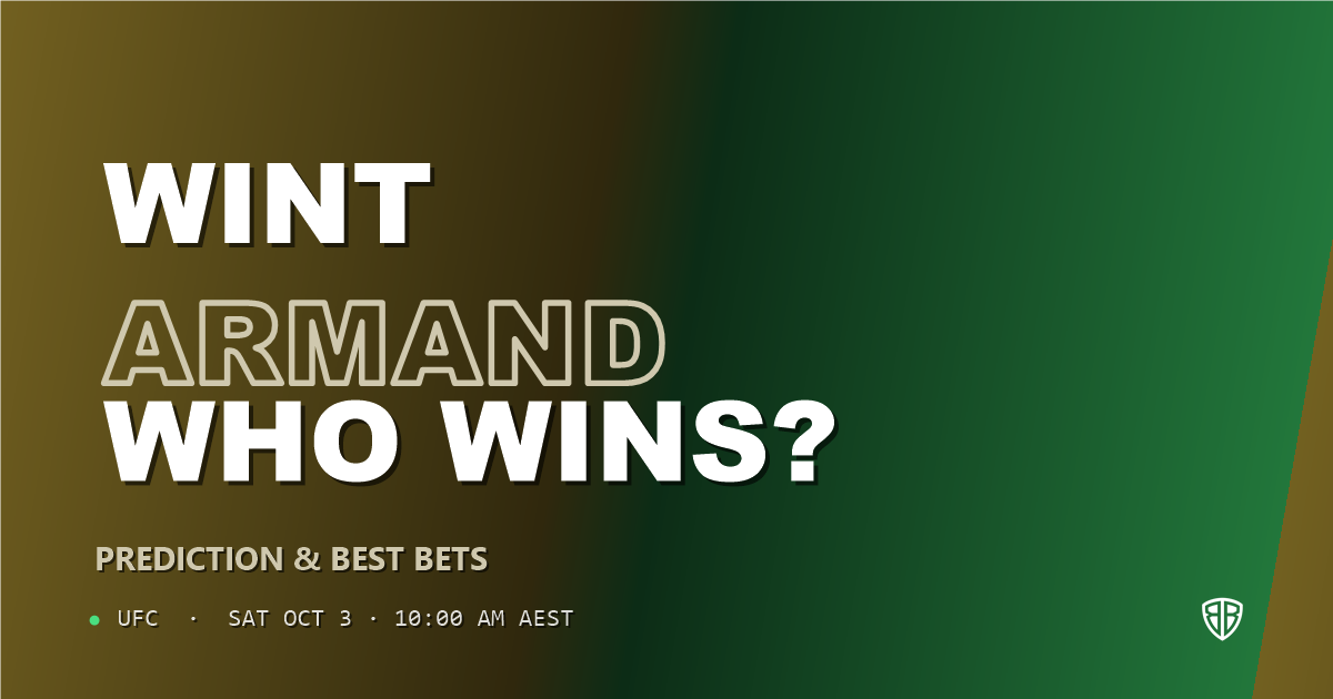Anthony Wint vs Lucas Armand Prediction & Picks: Don't Miss These Odds