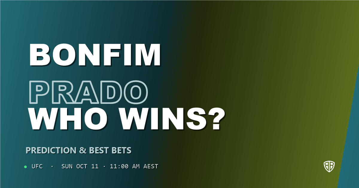 Ismael Bonfim vs Francisco Prado Prediction & Picks: Don't Miss These Odds