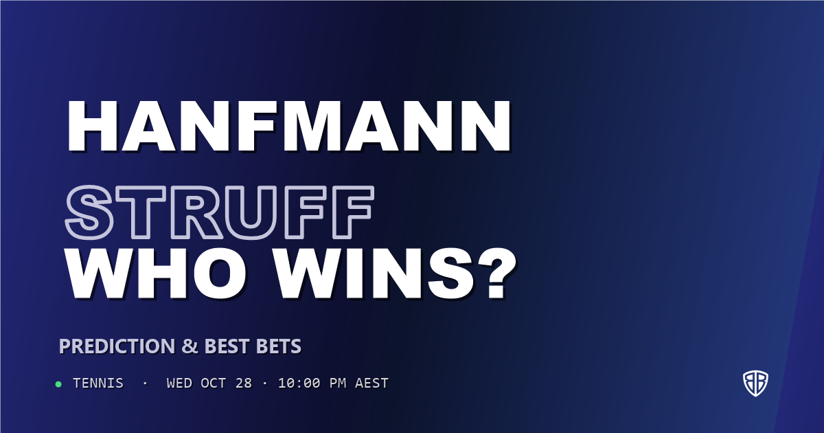 Yannick Hanfmann vs Jan-Lennard Struff Prediction & Picks, October 28, 2026