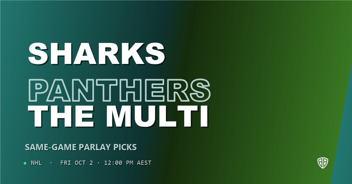 San Jose Sharks vs Florida Panthers Prediction & Same Game Parlay picks (Value Parlay): Smart Betting Angles