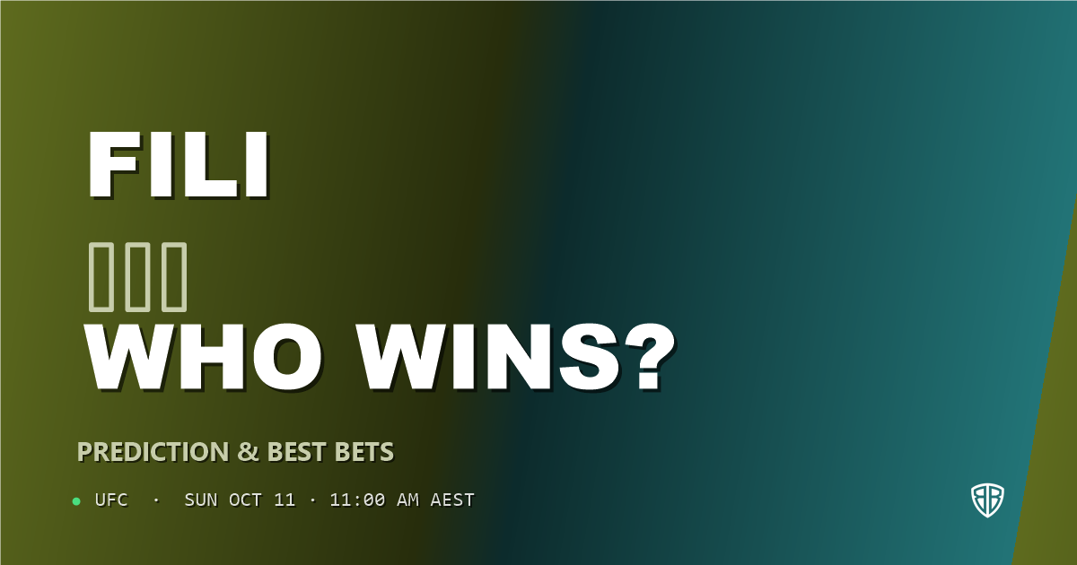 Andre Fili vs Kai Kamaka III Prediction & Picks: Full Match Breakdown & Bets