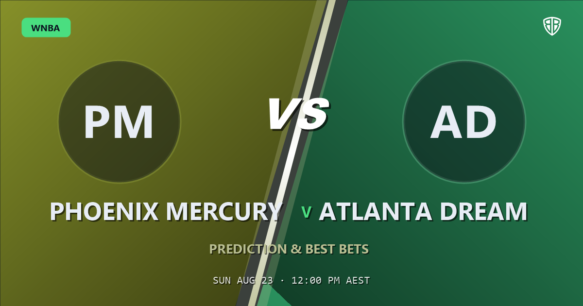 Phoenix Mercury vs Atlanta Dream Prediction & Picks (DeWanna Bonner Key Factor): High-Value Opportunity