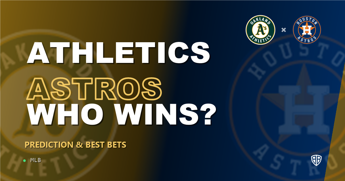 Oakland Athletics vs Houston Astros Prediction & Picks (Jose Altuve Key Factor): Odds Analysis & Top Props