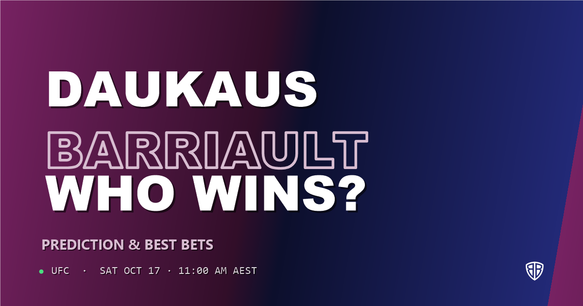 Kyle Daukaus vs Marc-Andre Barriault Prediction & Picks