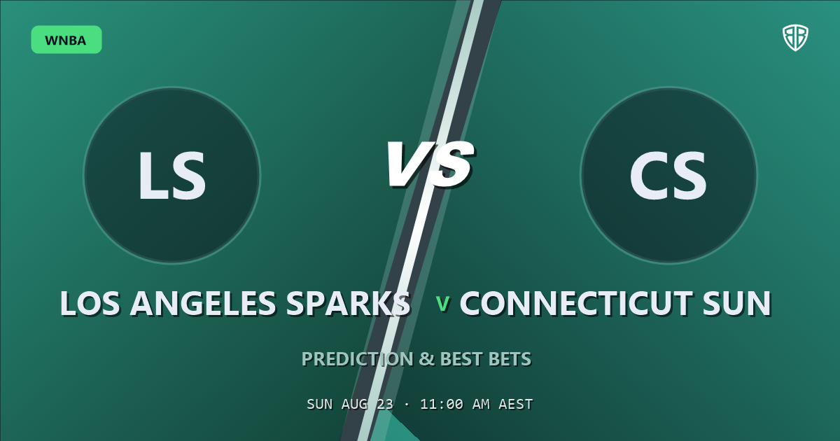 Los Angeles Sparks vs Connecticut Sun Prediction & Picks (Rae Burrell Key Factor): Full Match Breakdown & Bets