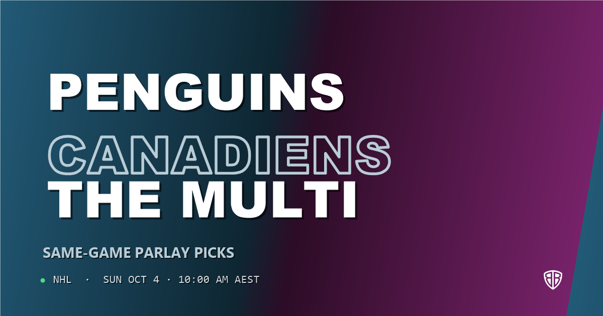 Pittsburgh Penguins vs Montréal Canadiens Prediction & Same Game Parlay picks (Top SGP): Don't Miss These Odds