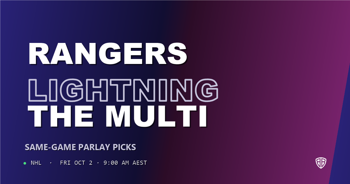 New York Rangers vs Tampa Bay Lightning Prediction & Same Game Parlay picks (Key Insights): High-Value Opportunity