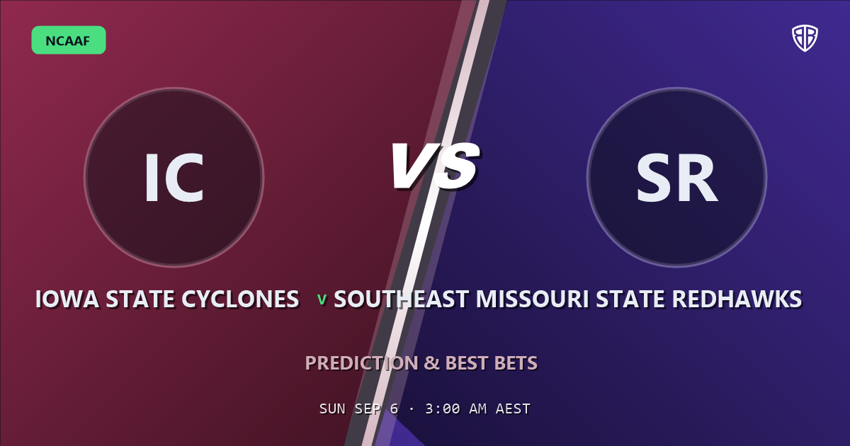 Iowa State Cyclones vs Southeast Missouri State Redhawks Prediction & Picks: Our Expert Analysis
